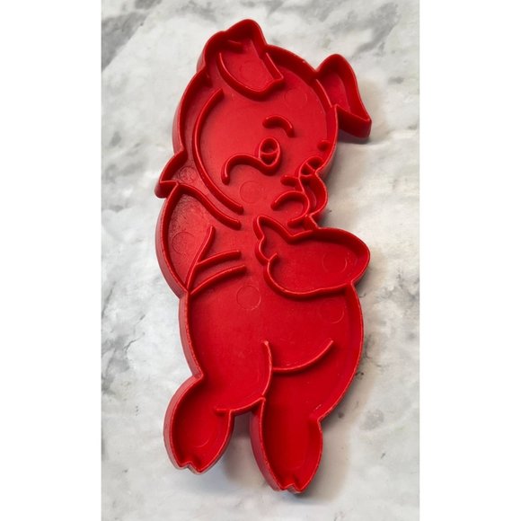 Porky Pig BBQ Vintage Cookie Cutter Tupperware Made in USA - Picture 7 of 7